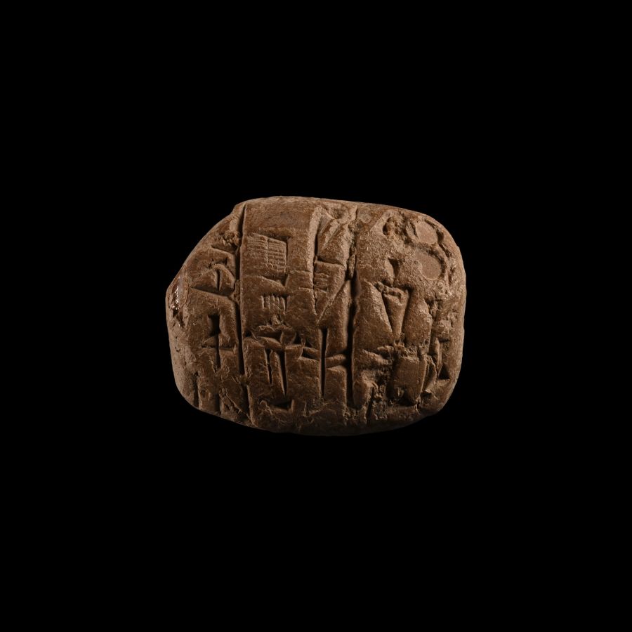 Paleo-Akkadian Cuneiform Tablet Relating to Barley from Lugalnitazi