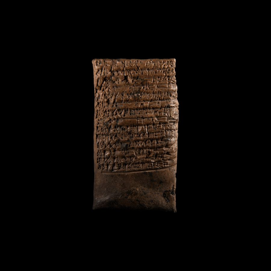 Old Babylonian Cuneiform Letter from King Illuni to Inzuršakšu King of Niqqum About Being Attacked by the Elamites