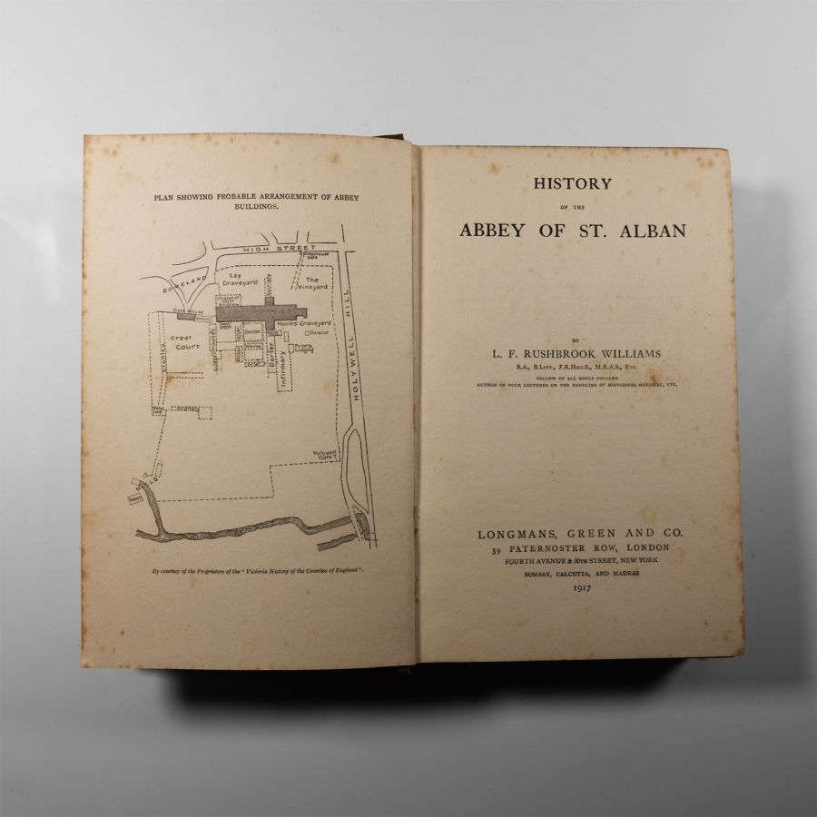 Books - Williams - History of the Abbey of St Alban