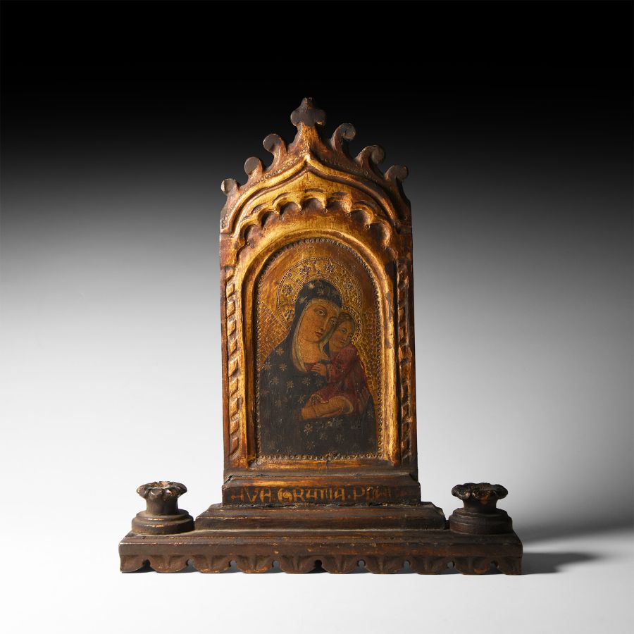 Italian Virgin of Tenderness Icon