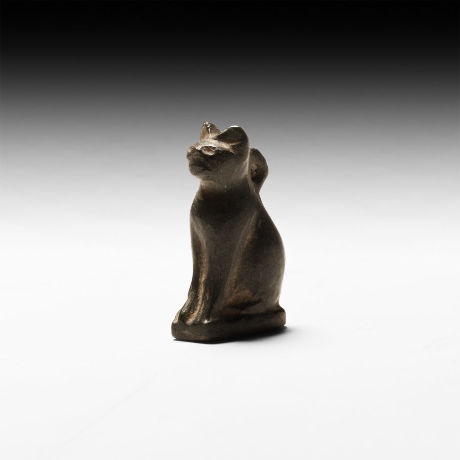 Egyptian Seated Cat Amulet