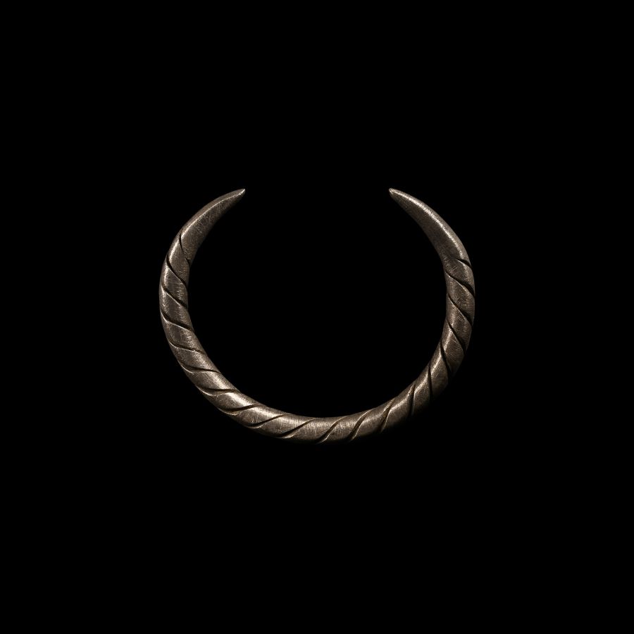 Viking Age Silver Twisted Bracelet