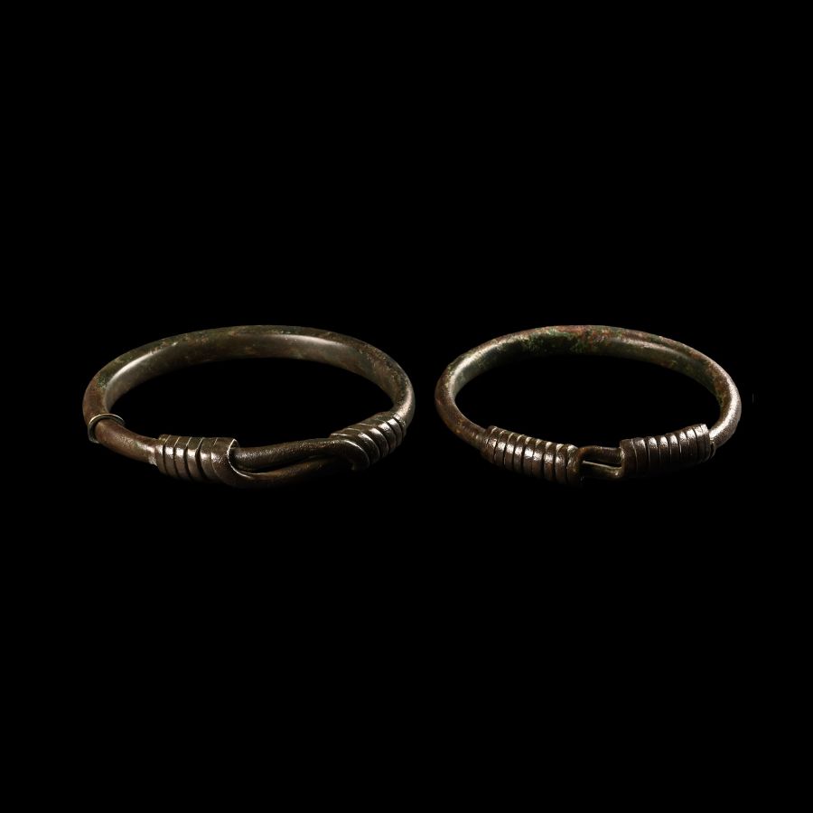 Viking Age Coiled Bracelet Pair