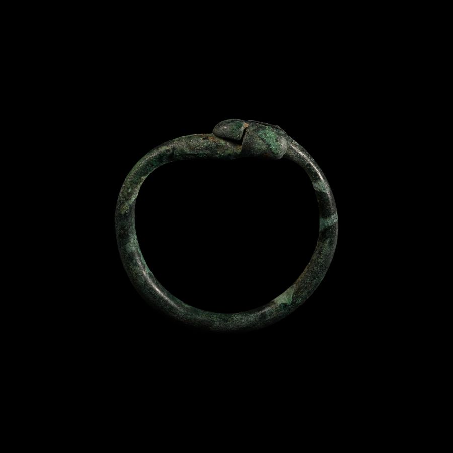 Bronze Age Closed Serpent Bracelet