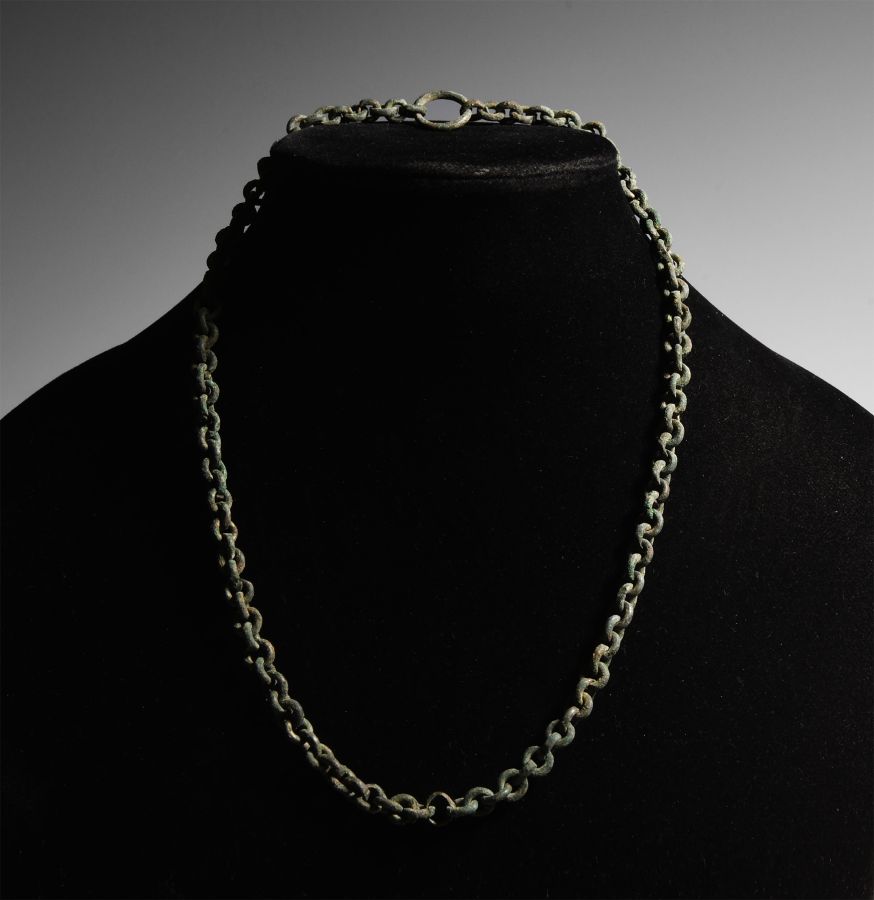 Viking Age Bronze Chain Necklace