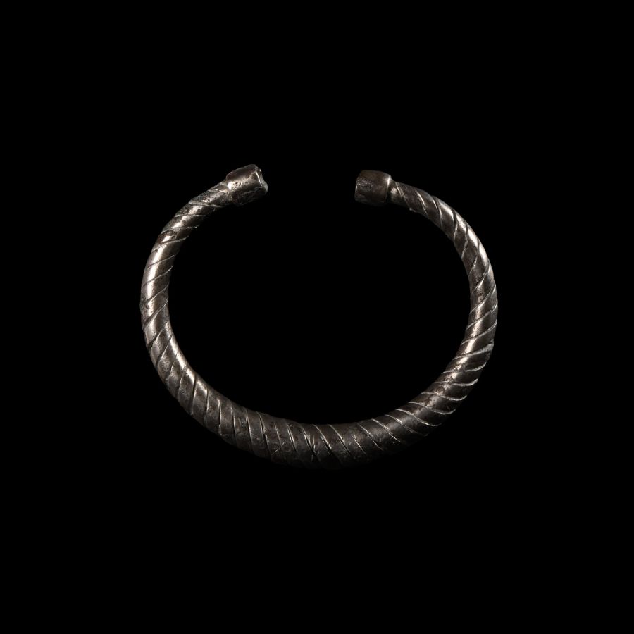 Silver Coiled Bracelet
