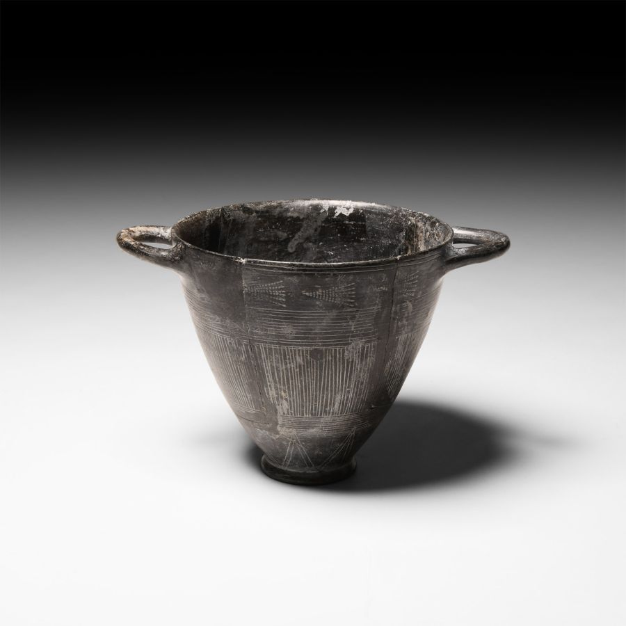 Etruscan Bucchero Sottile Kotyle