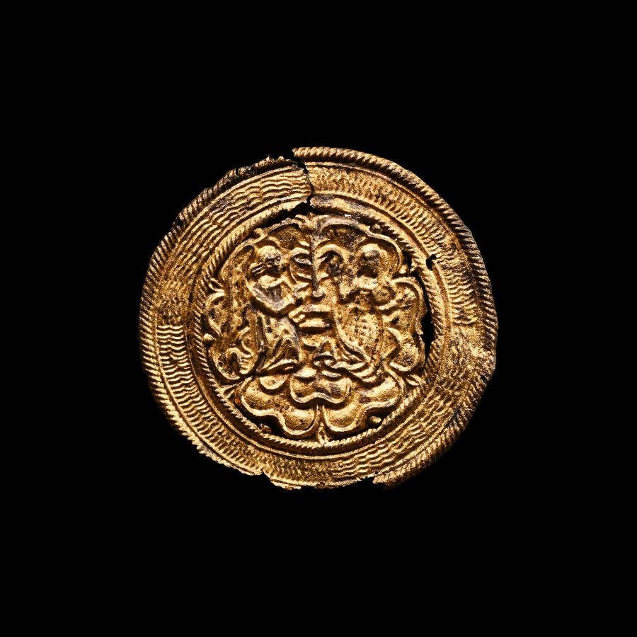 Large Medieval 'Thames' Gilded Annunciation Pilgrim's Badge