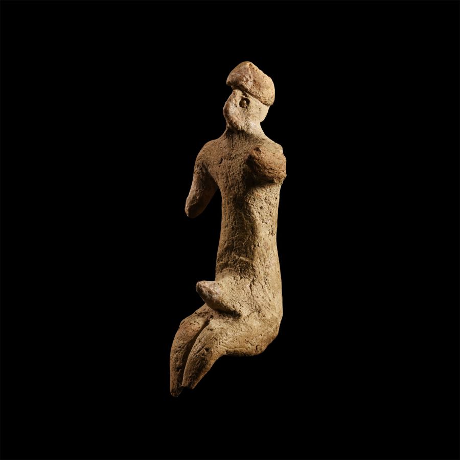 Syro-Hittite Male Seated Fertility Figure