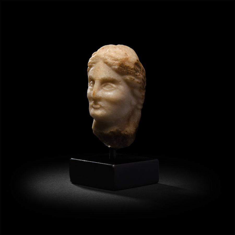 Greek Marble Head of a Woman