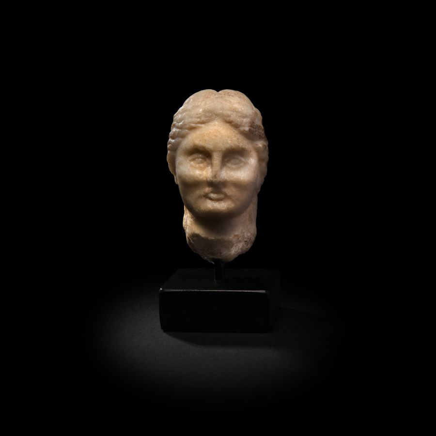 Greek Marble Head of a Woman