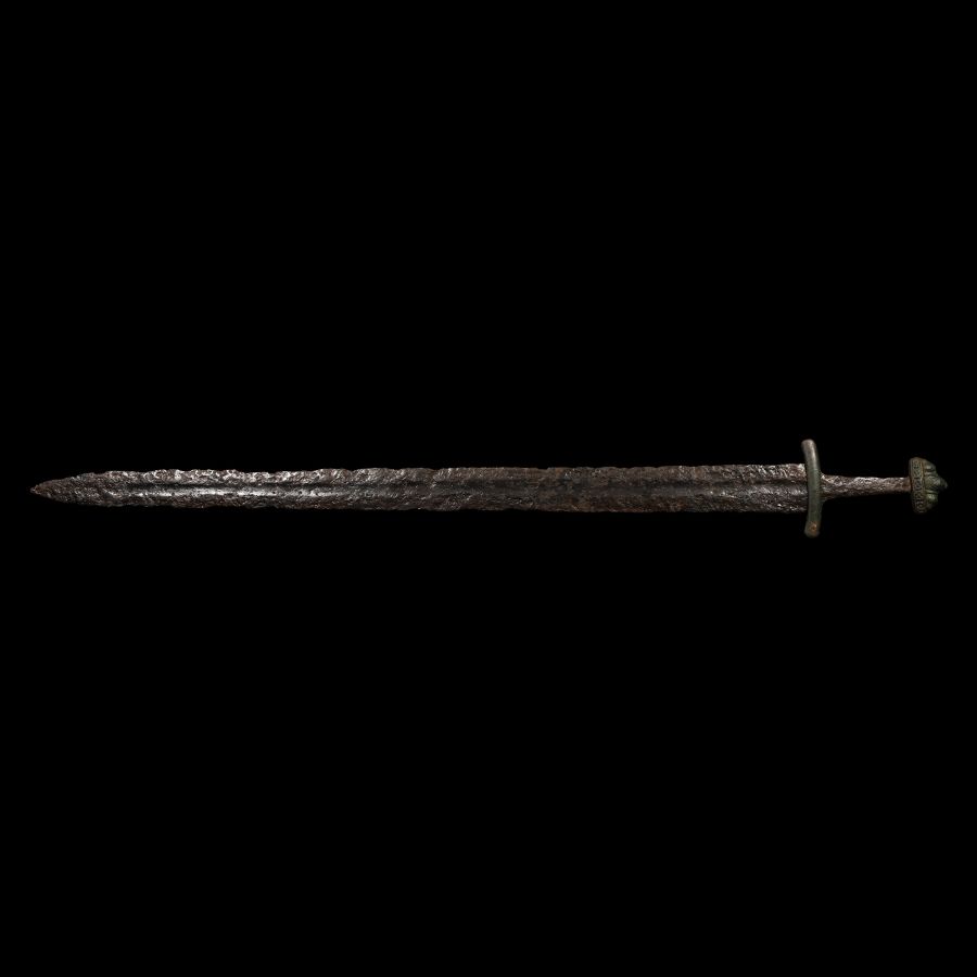 Viking Age Sword with Five-Lobed Pommel