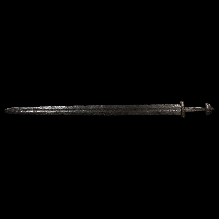 Viking Age Sword with Three-Lobed Pommel