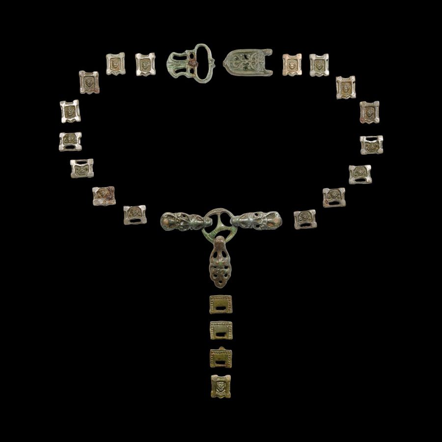 Viking Period Sword Belt Mount Set