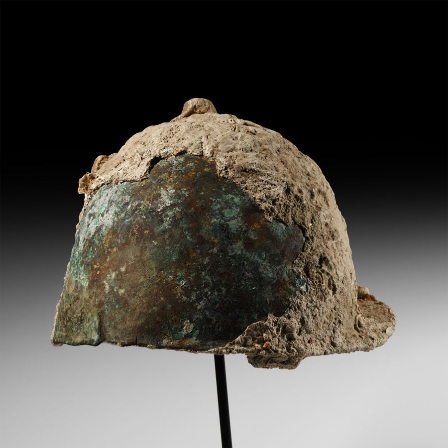 Roman Legionary Helmet with Inscription