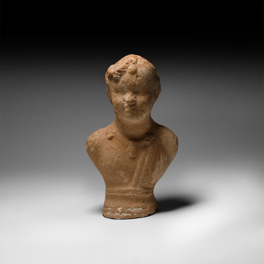 Roman Terracotta Bust of a Boy