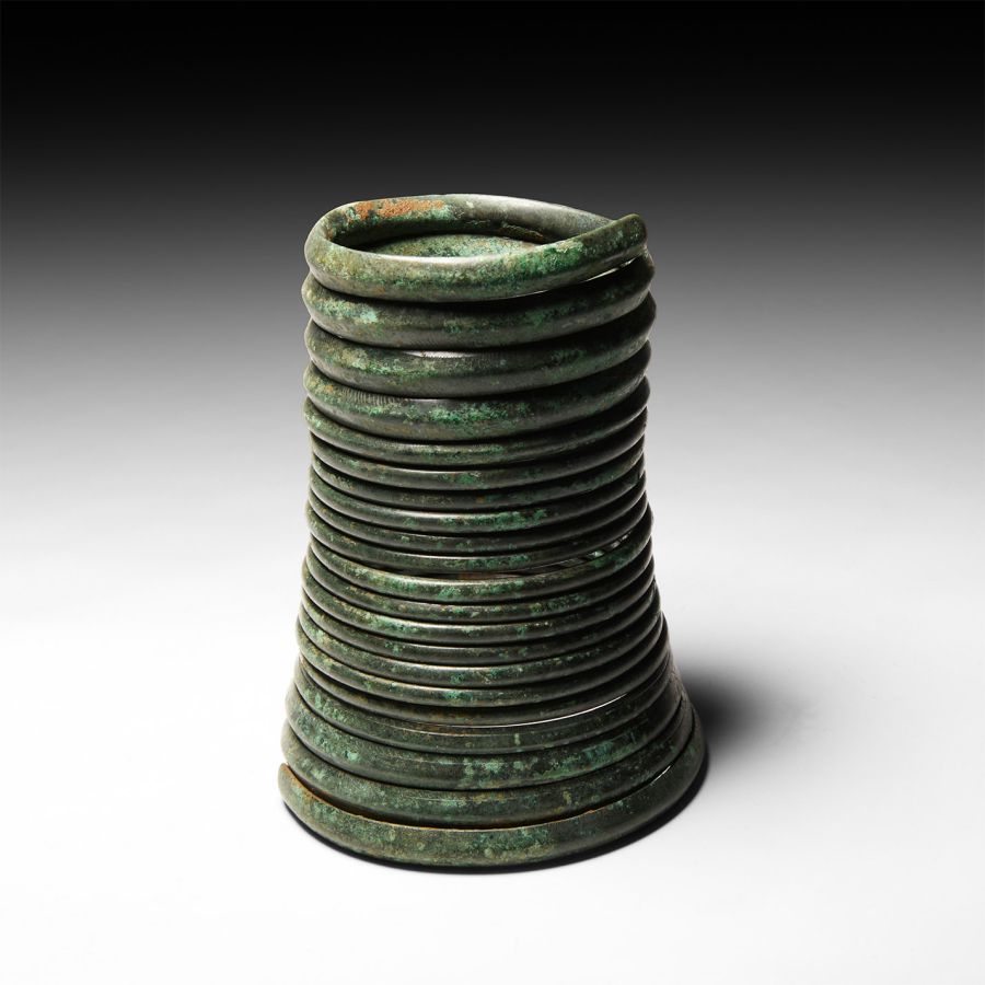 Greek Decorated Spiral Bracelet