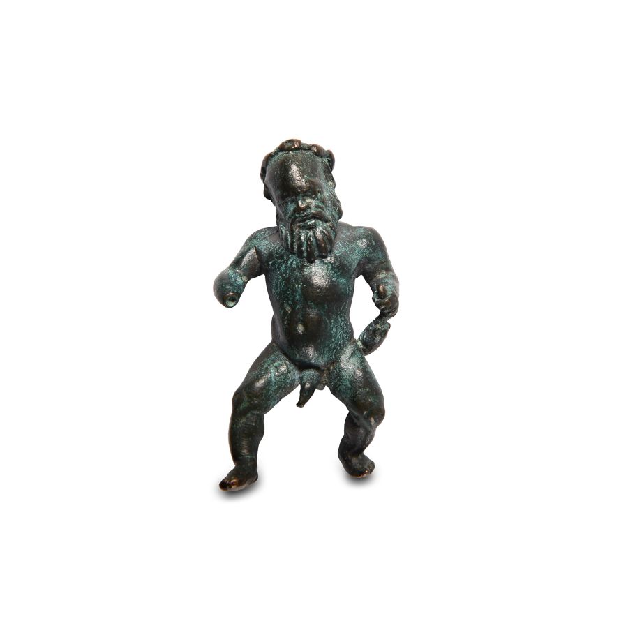 Roman Bronze Figurine of Silenus