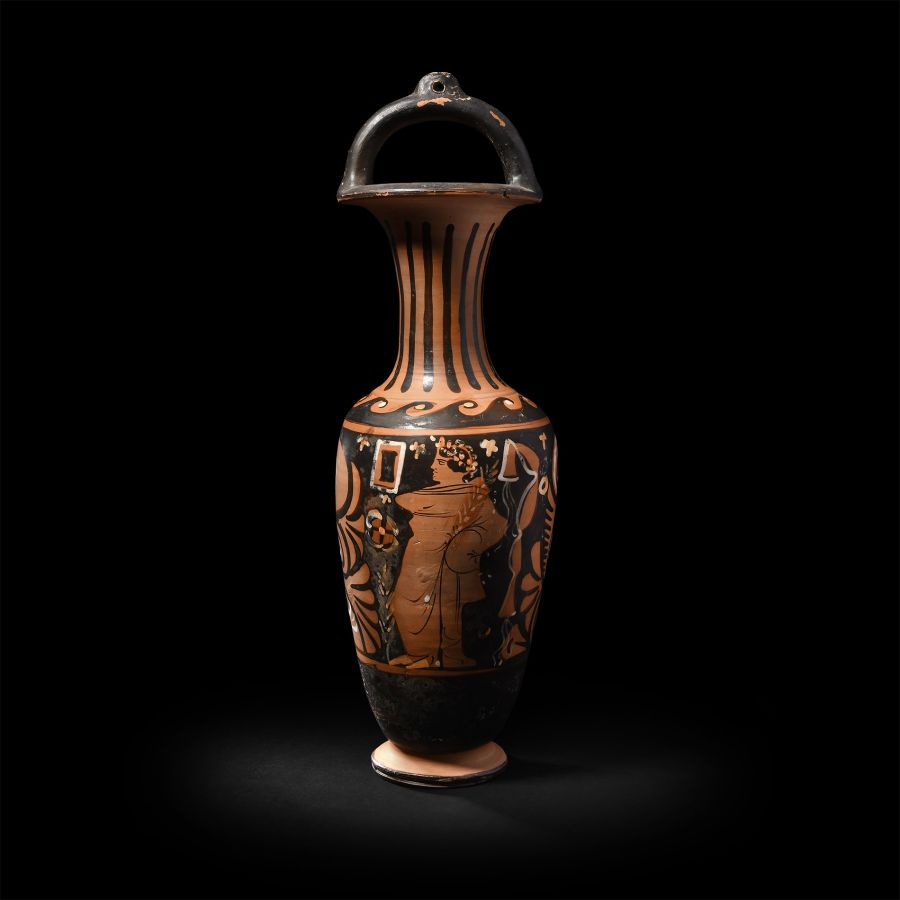 Campanian Red-Figure Bail Amphora from a Cumae Workshop