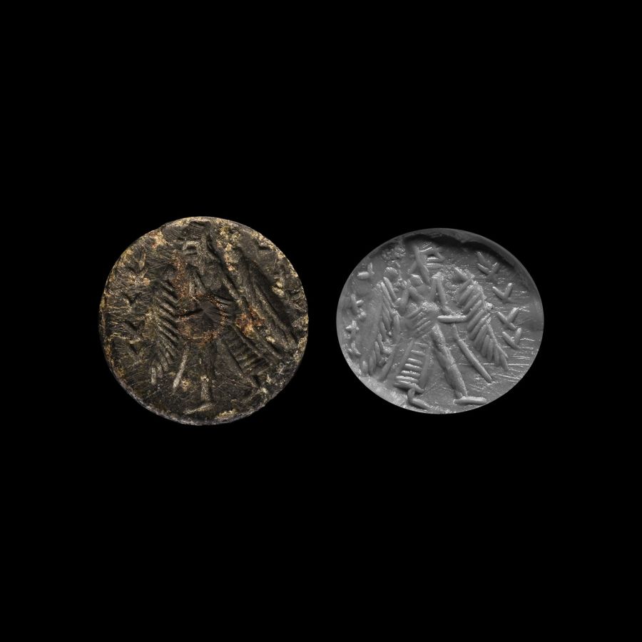 Western Asiatic Stamp Seal with Lamashtu
