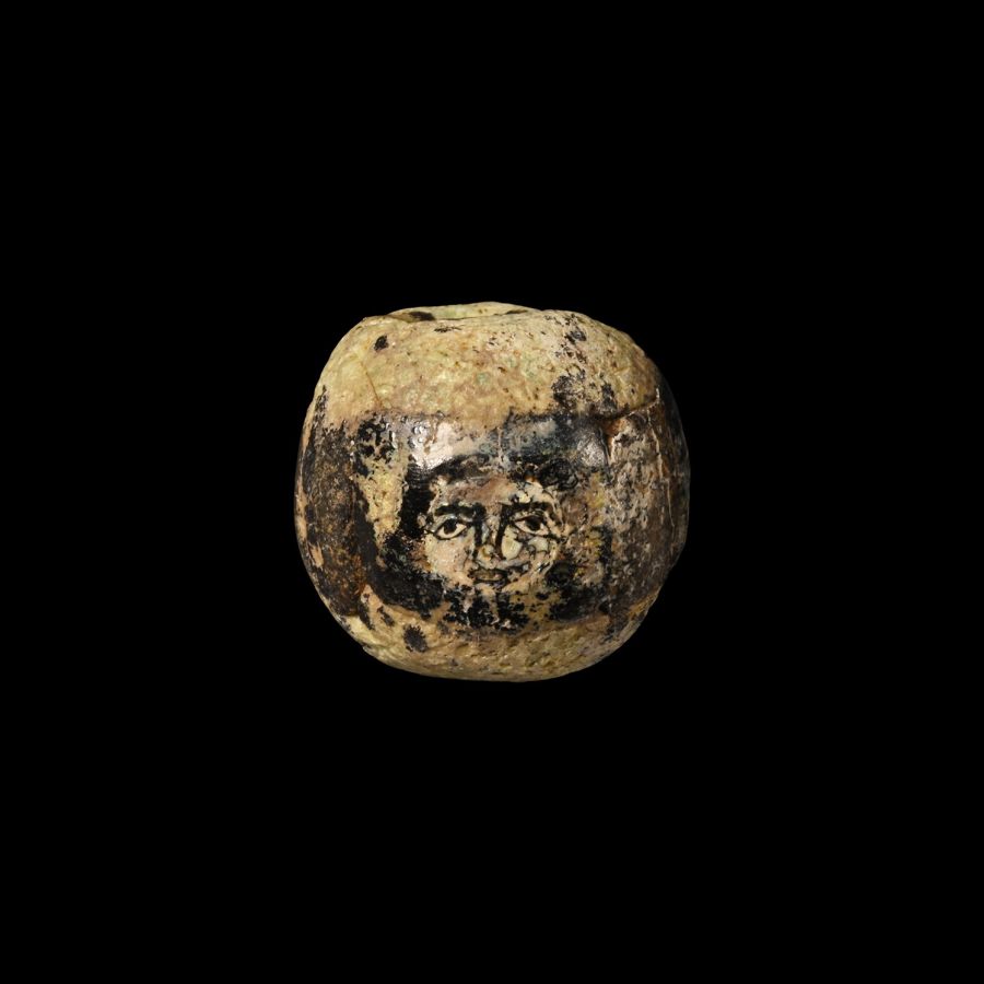 Phoenician Bead with Faces