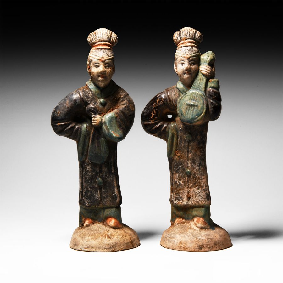 Chinese Ming Figure Pair