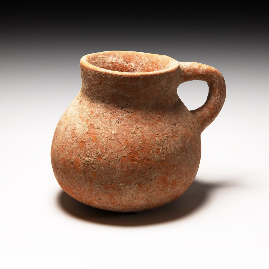 Roman Redware Handled Jug
