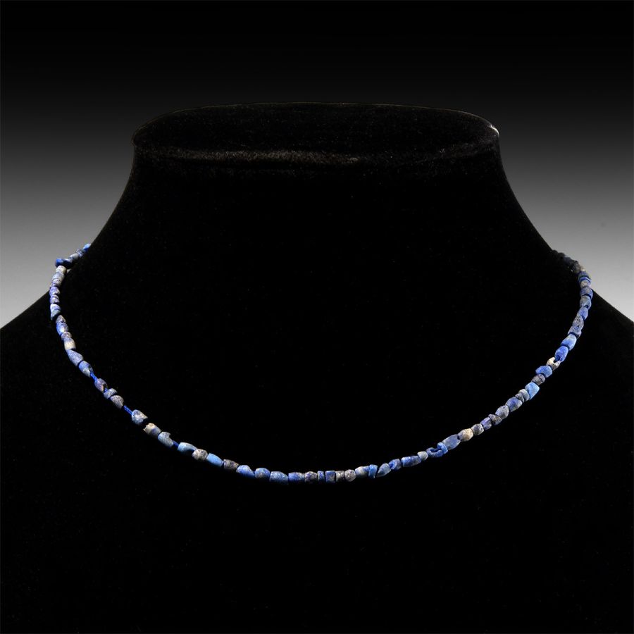 Western Asiatic Lapis Lazuli Bead Group