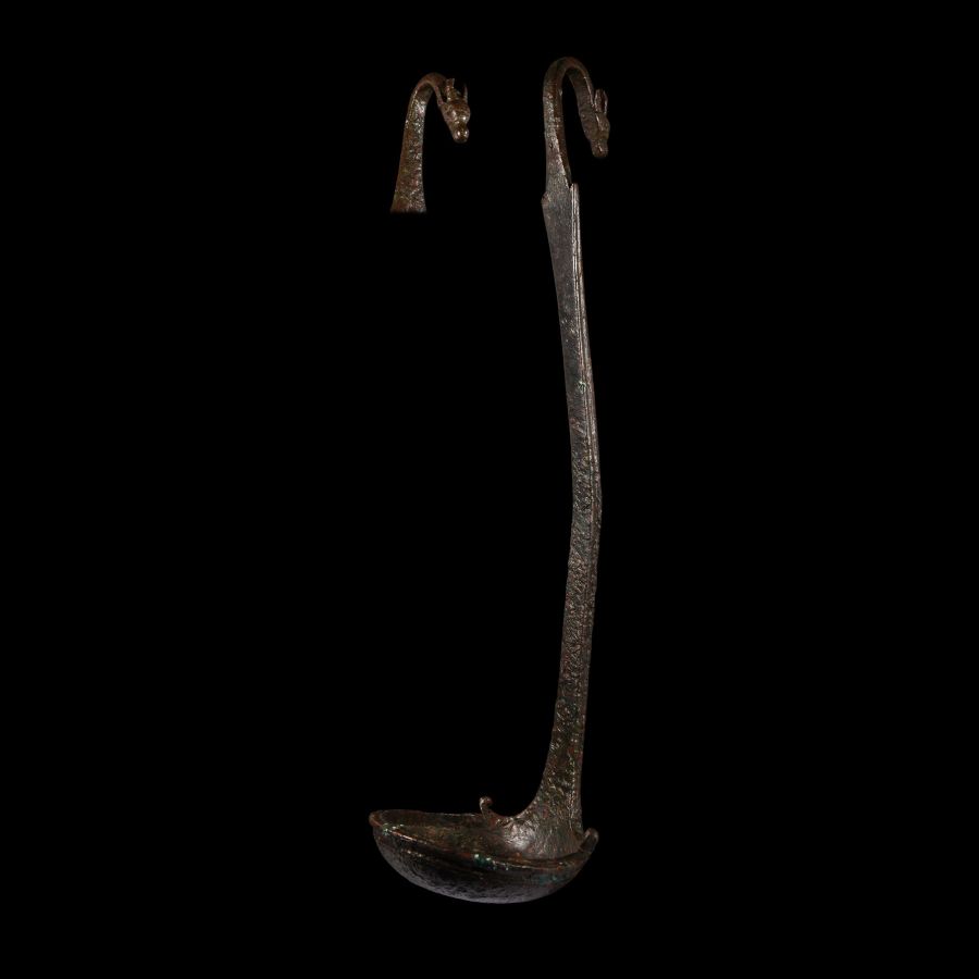 Roman Animal-Headed Ladle