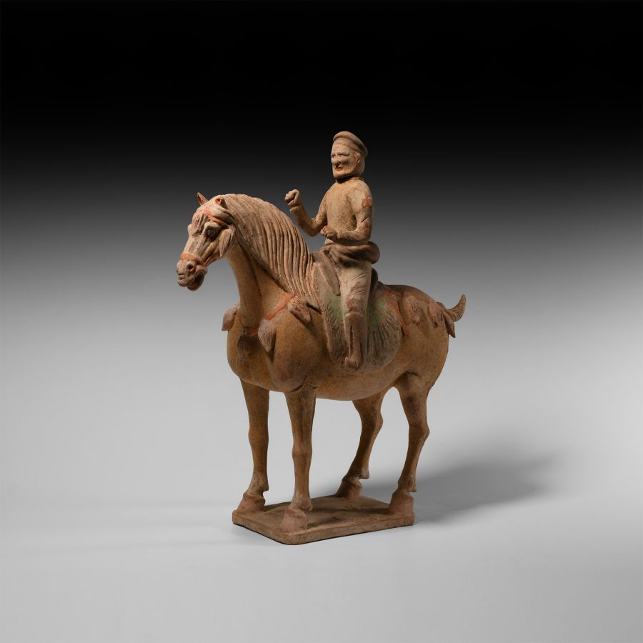 Chinese Tang Horse and Rider