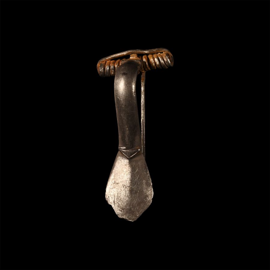Roman Silver Bow Brooch