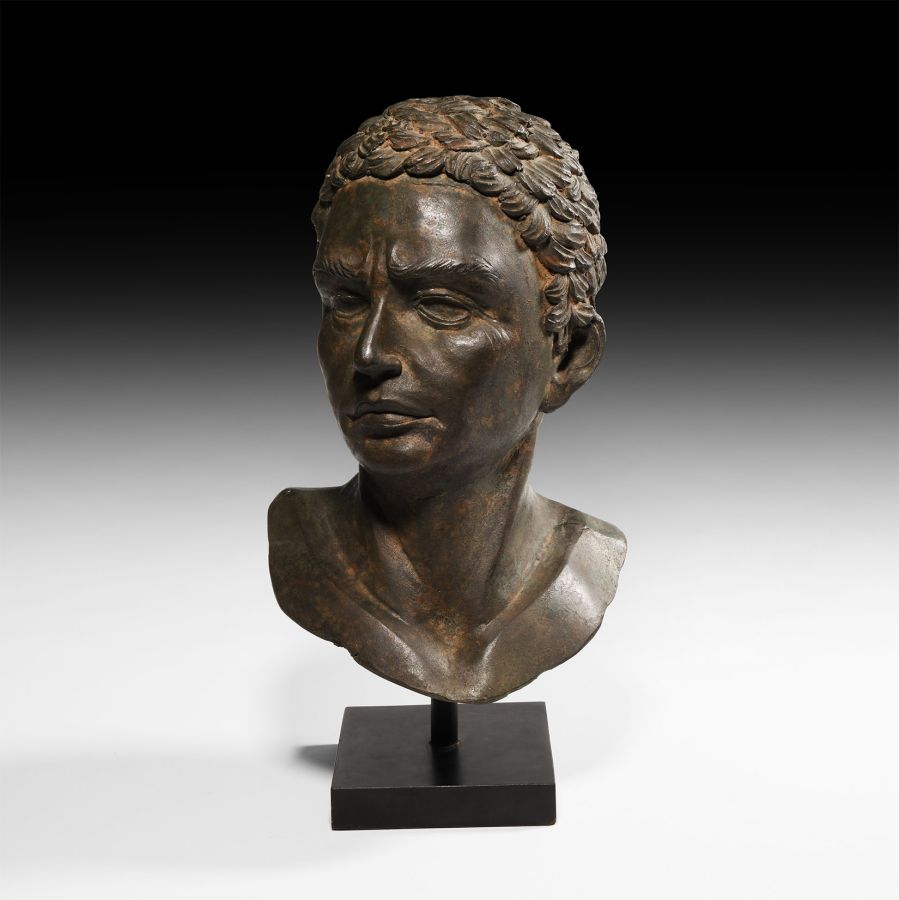 Bronze Head of a Man