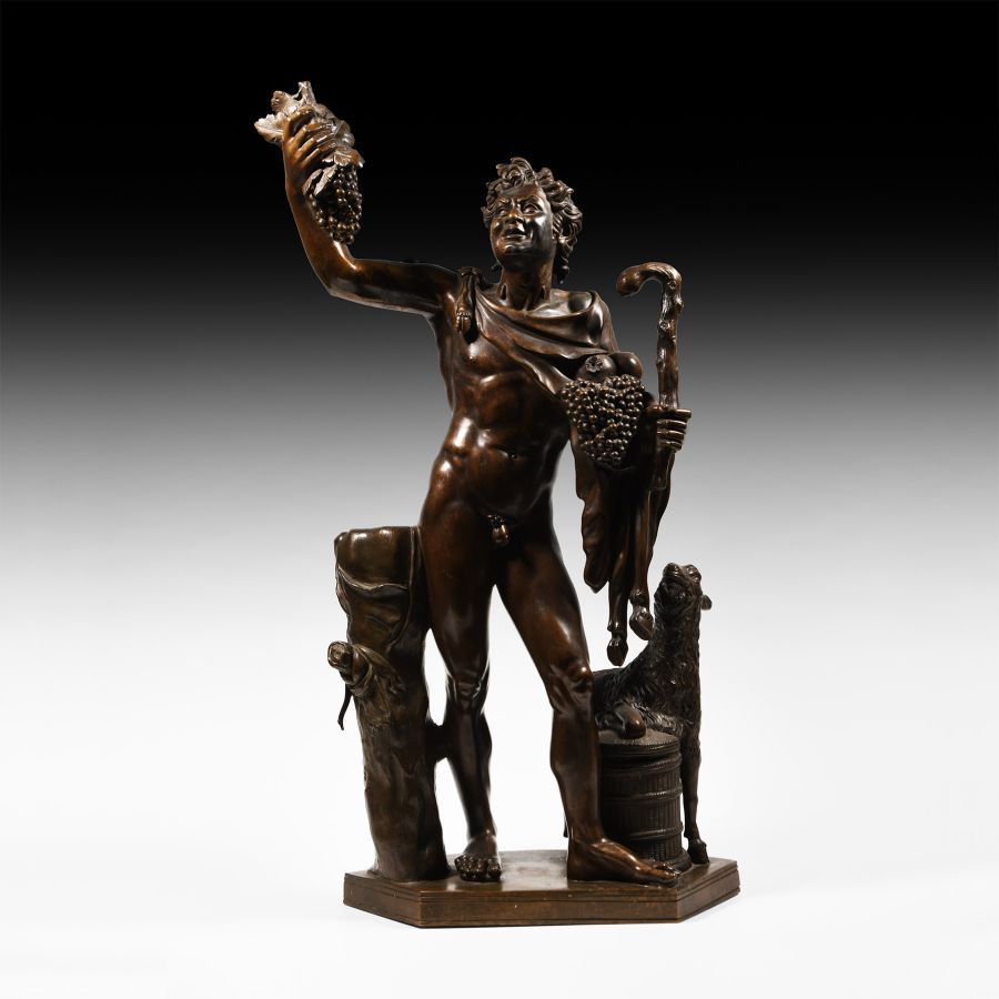 Post Medieval Bronze 'Fauno Rosso' Satyr