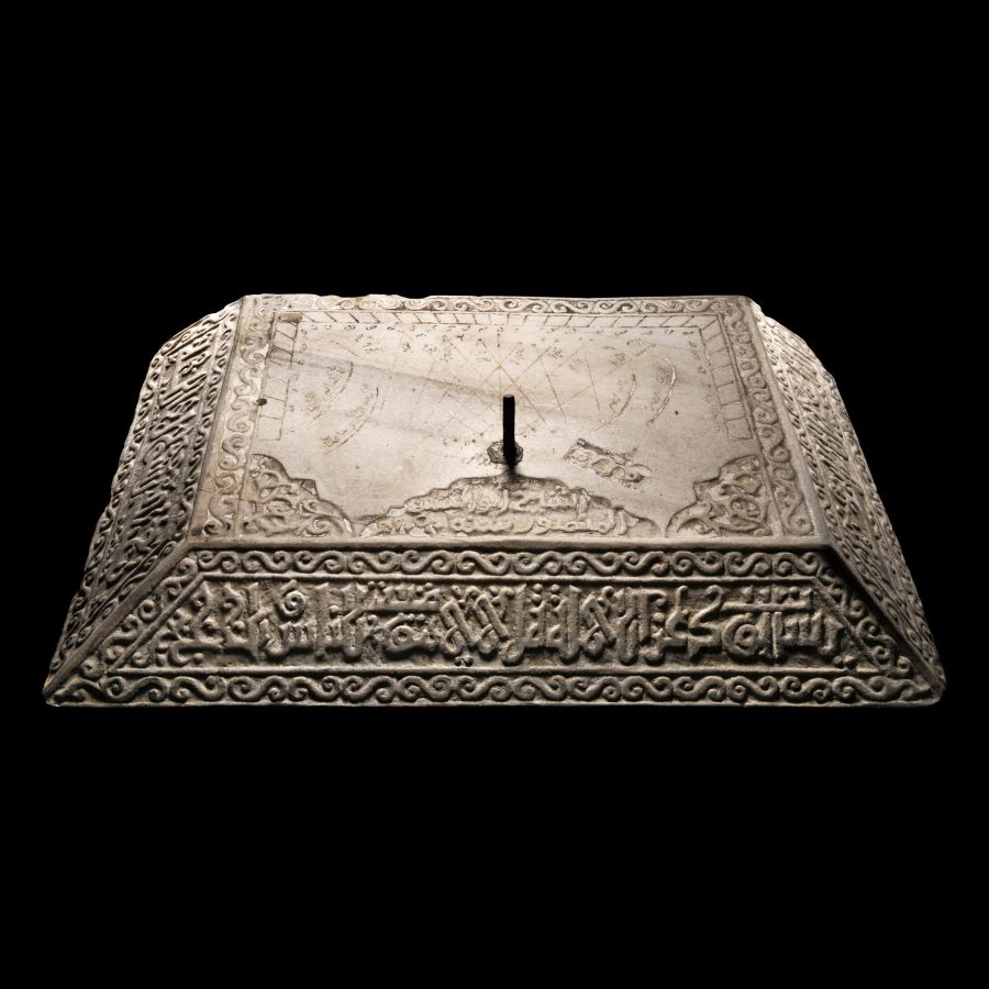 Islamic Marble Sundial Made By Sheikh Abol Hassan Mansor Saif