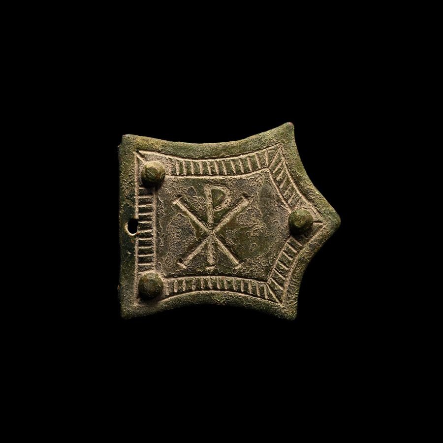 Roman Belt Mount with Chi Rho