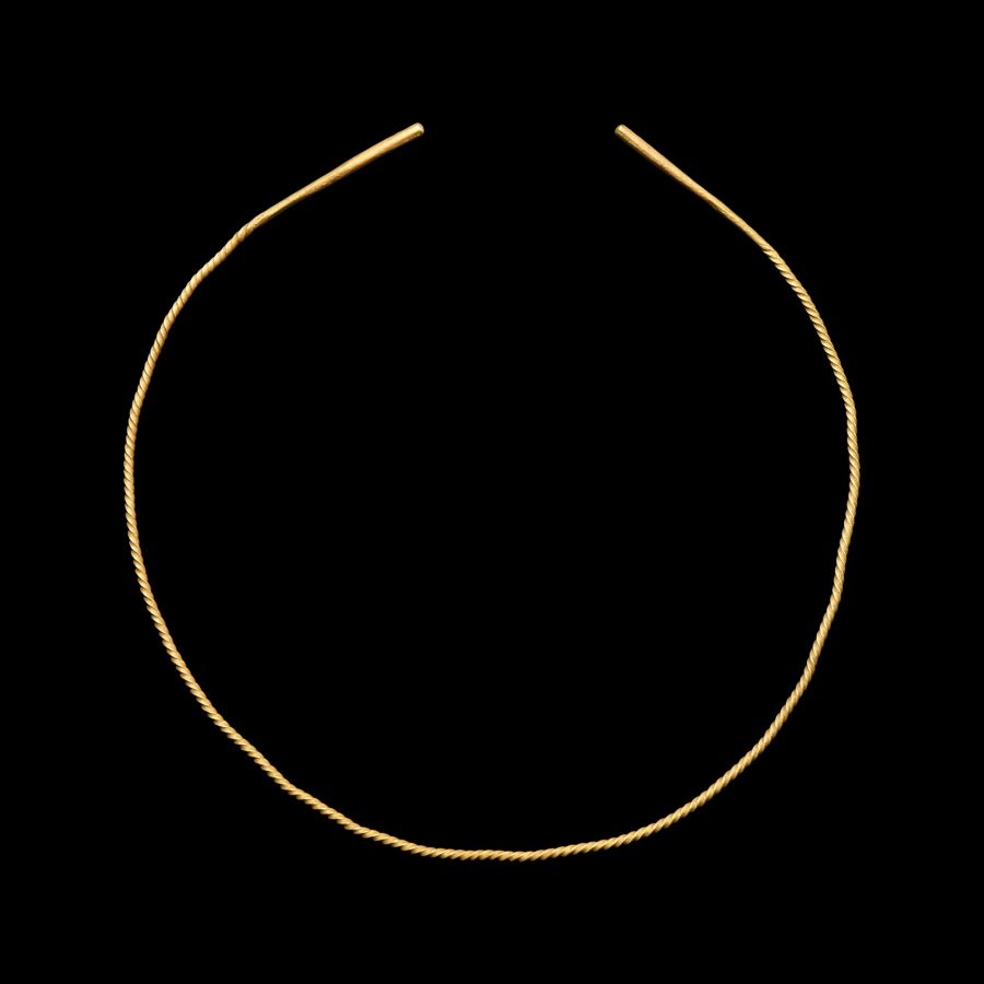 European Bronze Age Gold Twisted Torc