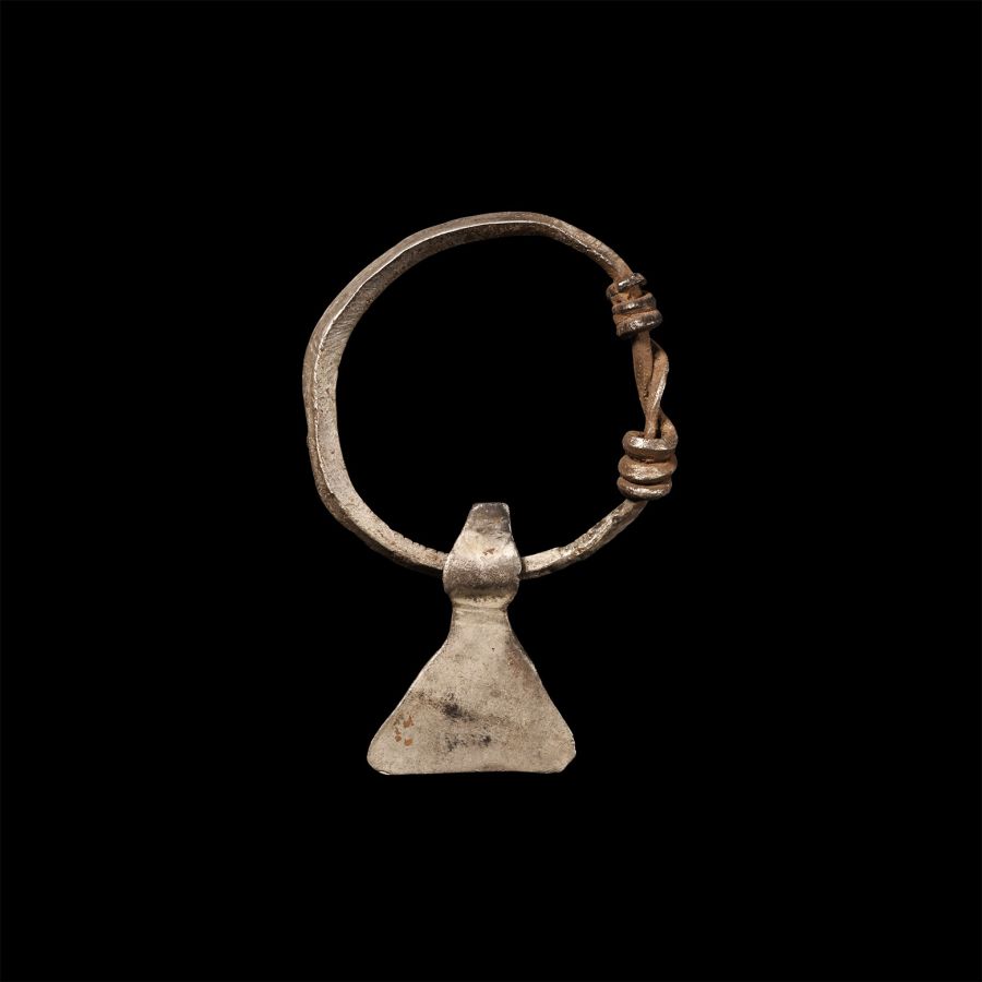 Viking Age Silver Axe Pendant