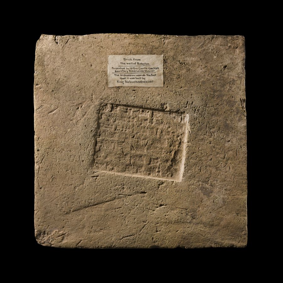 Large 'King Nebuchadnezzar the Great' Brick from the Wall of Babylon