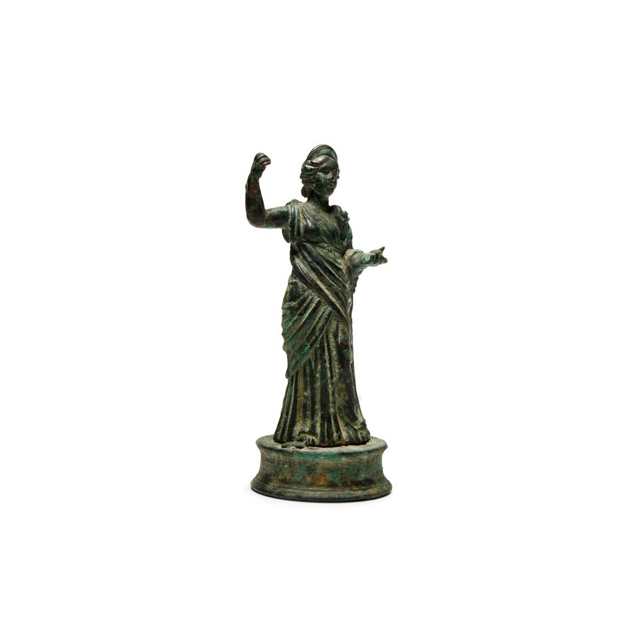 Roman Statuette of the Goddess Fortuna
