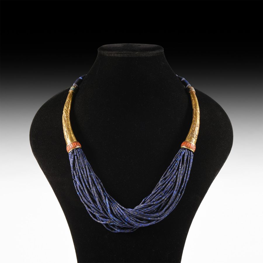 Sino-Tibetan Lapis Lazuli Necklace