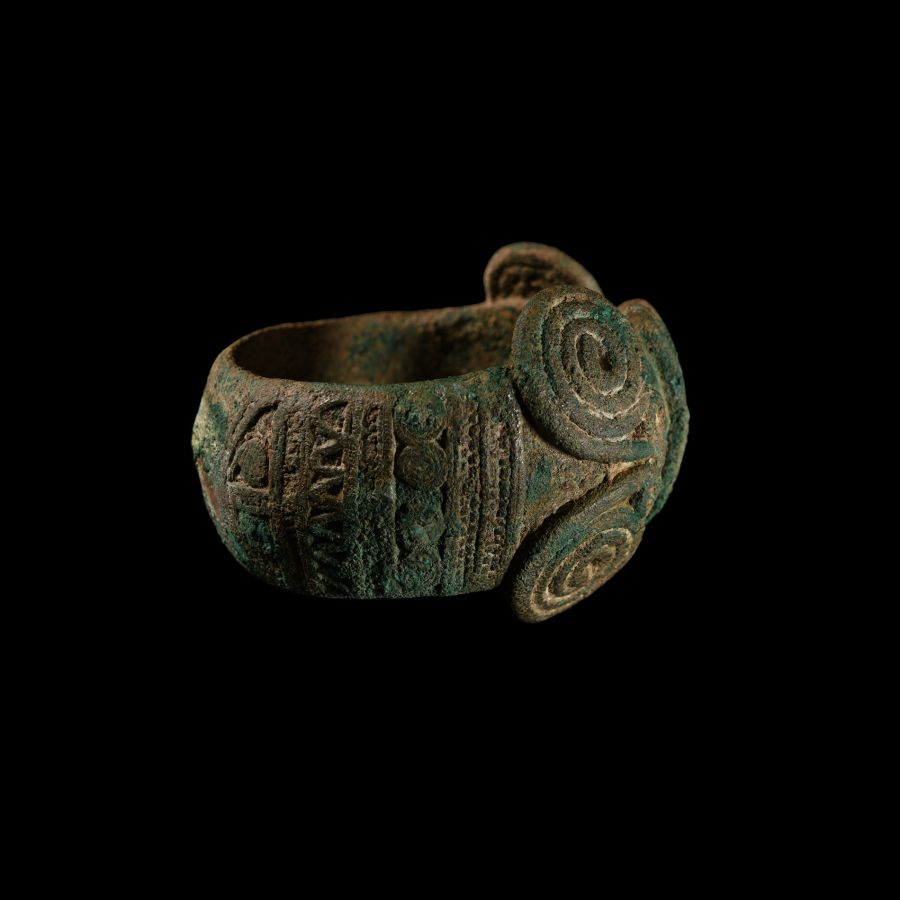 Bactrian Armband with Animal Terminals