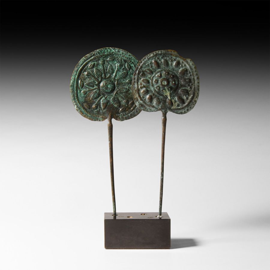 Luristan Decorated Pin Heads