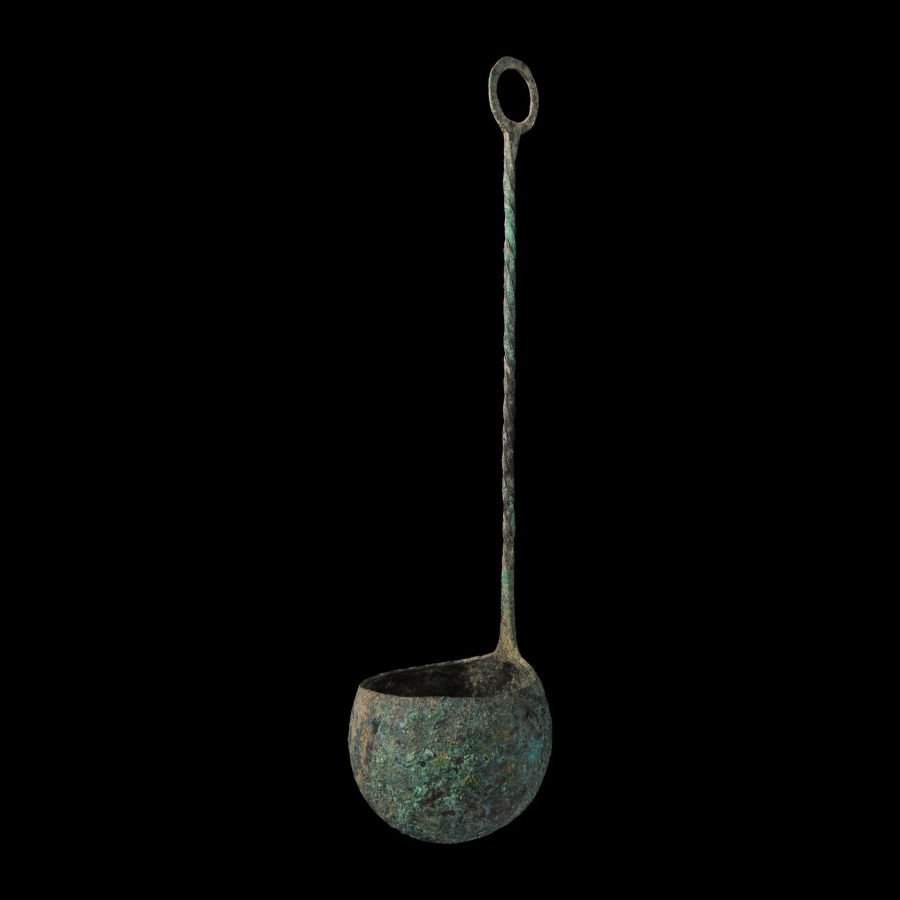 Greek Ladle with Twisted Handle