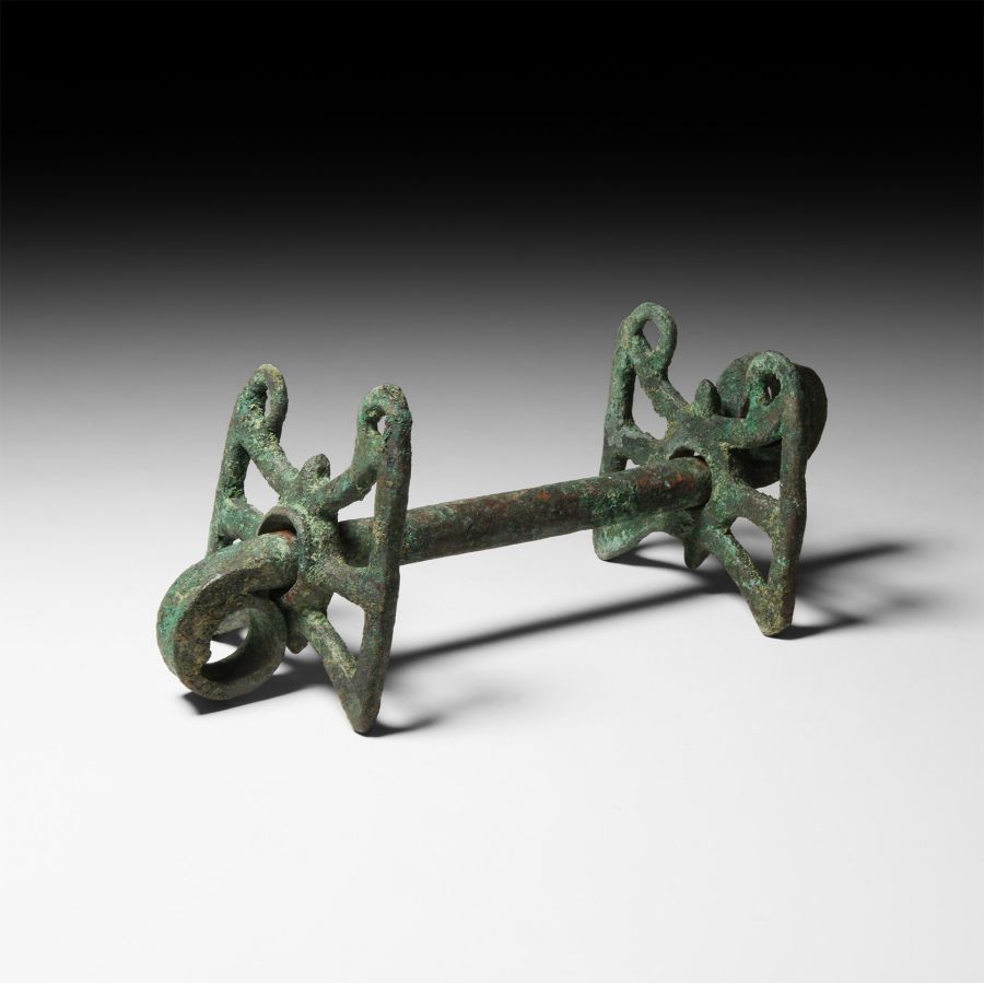 Luristan Horse-Bit with Geometric Design