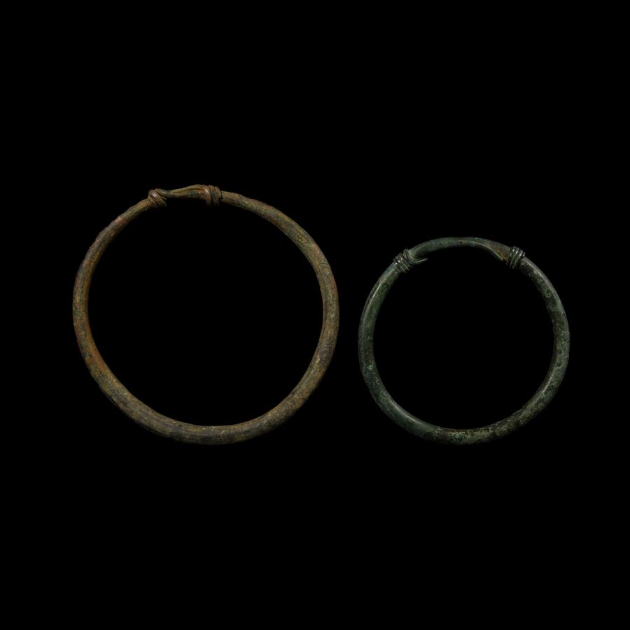 Bronze Age Large Bracelet Pair