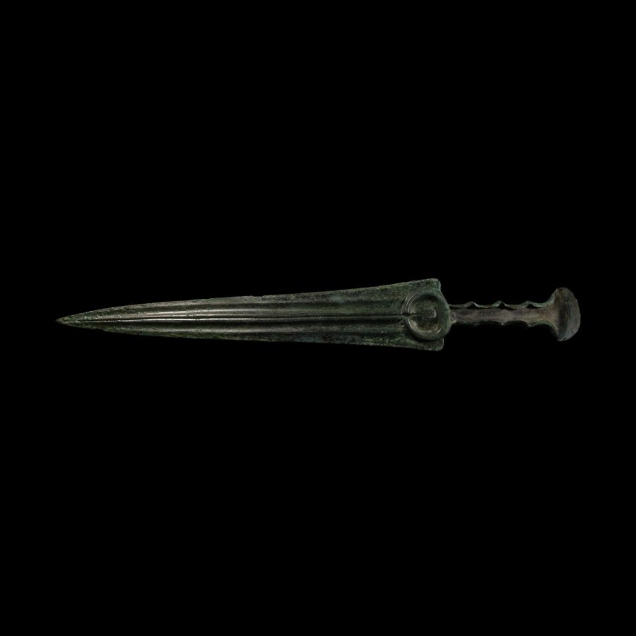 Luristan Sword with Decorated Hilt