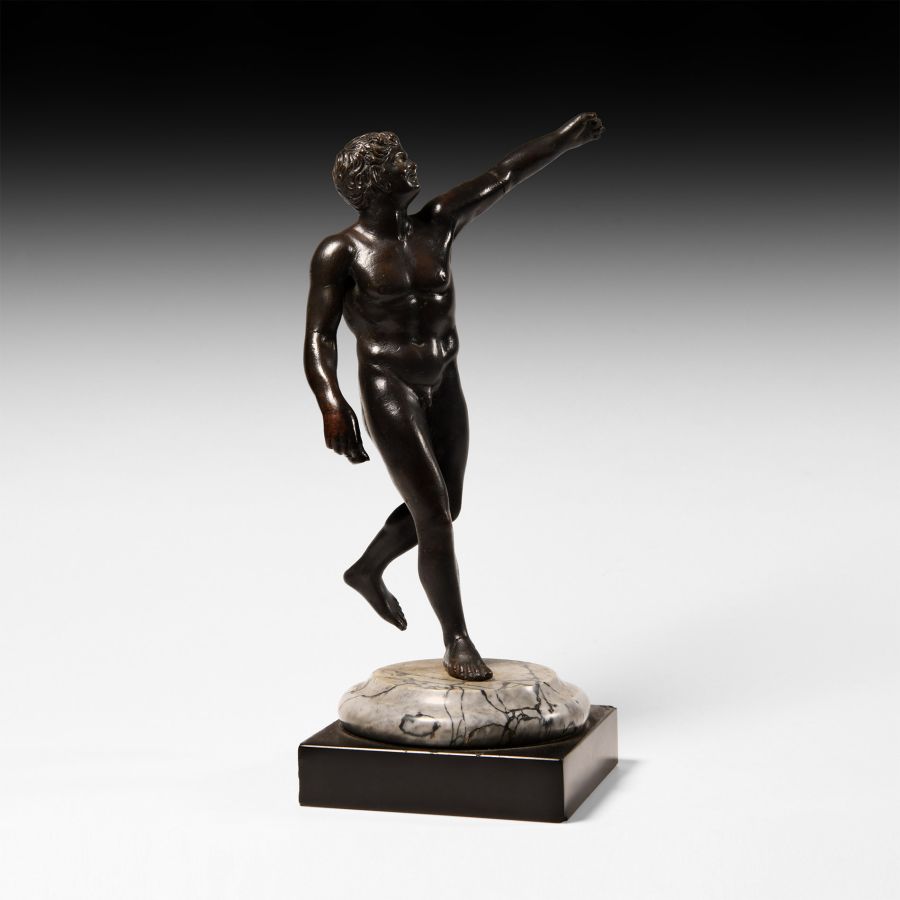 Post Medieval Bronze Statue of a Male