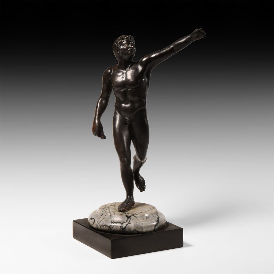 Post Medieval Bronze Statue of a Male