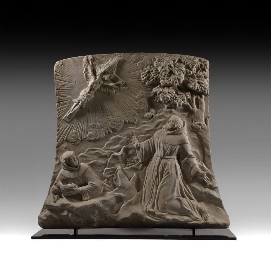 Post Medieval Relief with St Francis Scene