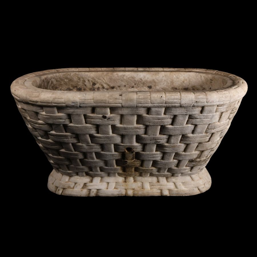 Post Medieval Marble Basket